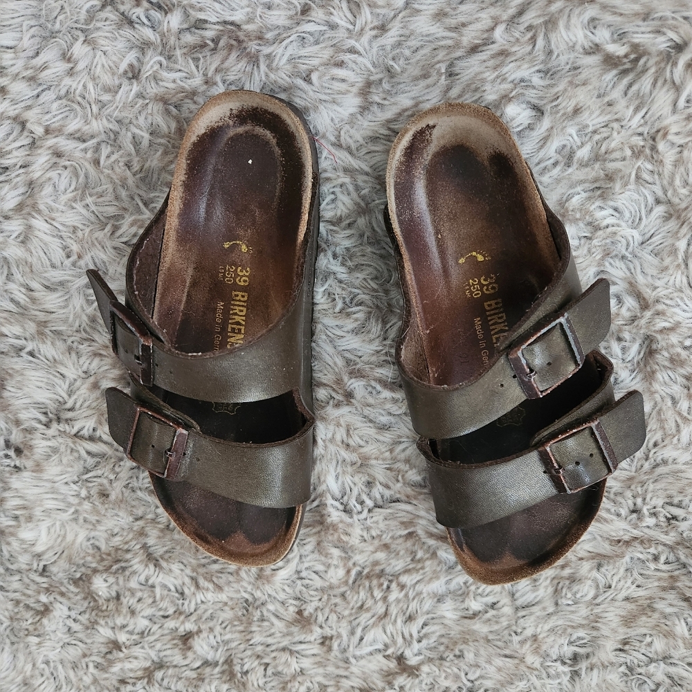 Birkenstock Arizona Oiled Leather Habana Brown‎ Sandals EU 39 US 8